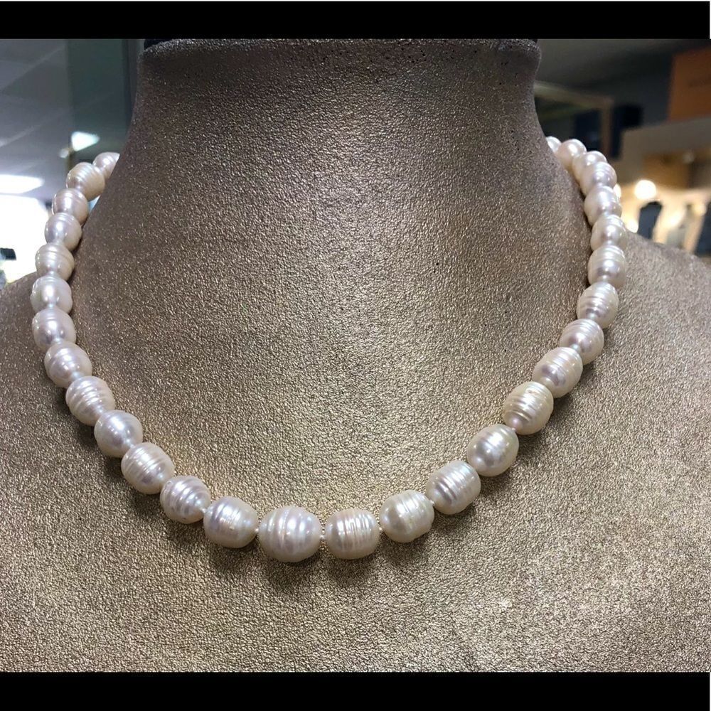 NWTS! Honora Pearl Necklace 14k clasp, 18inch, 9mm